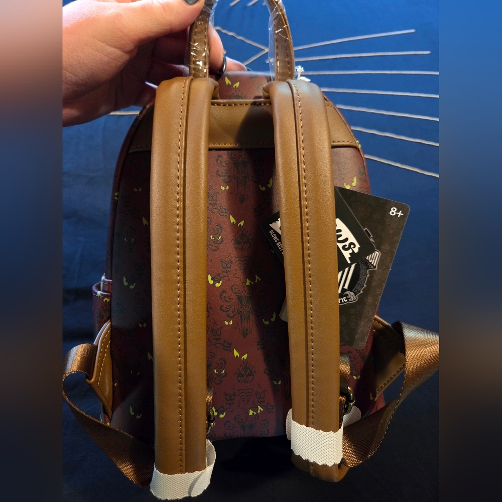 Loungefly Disney Haunted Mansion Stretching Room Moving Portraits Mini Backpack - Picture 3 of 6